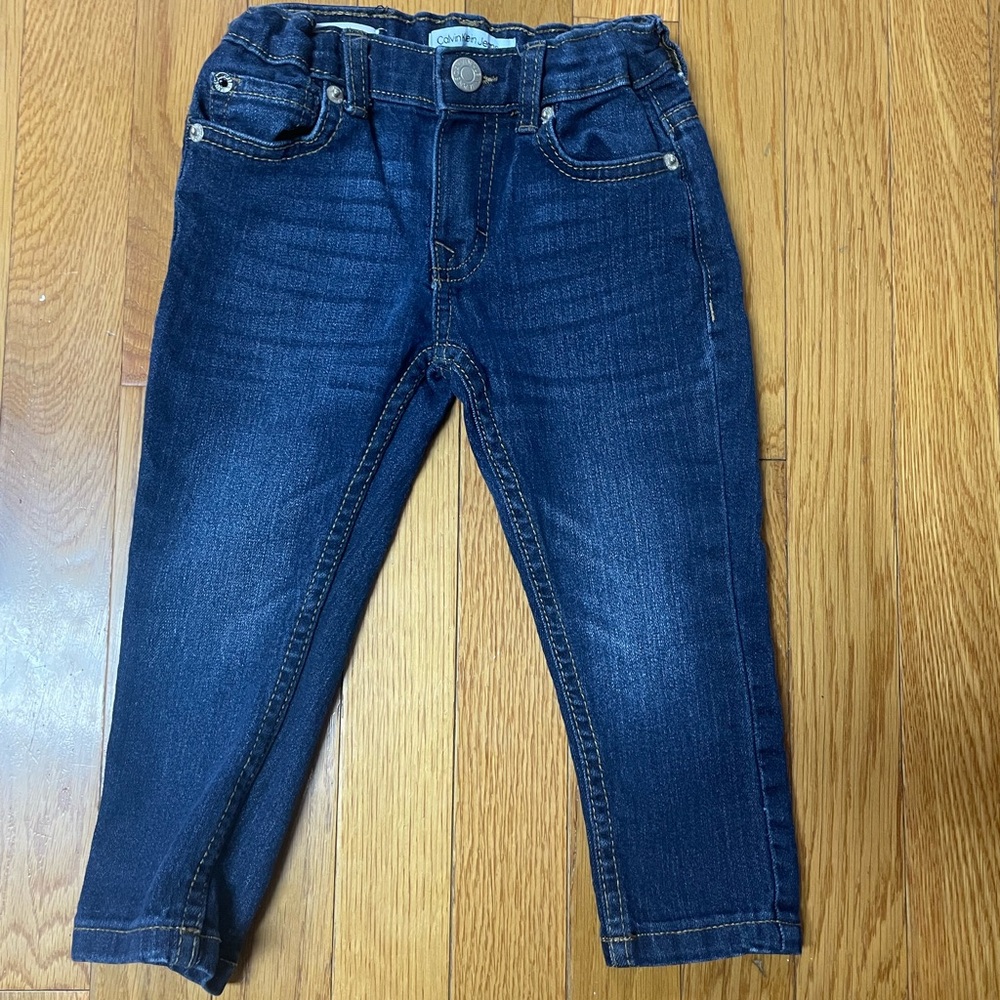 Calvin Klein Dark‎ blue skinny Jeans 2T